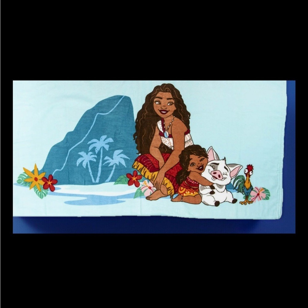 Disney's Moana 2 Land and Sea 27" x 54" Kids Beach/Bath Towel